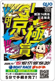 G1京極賞開設74周年記念　クオカード