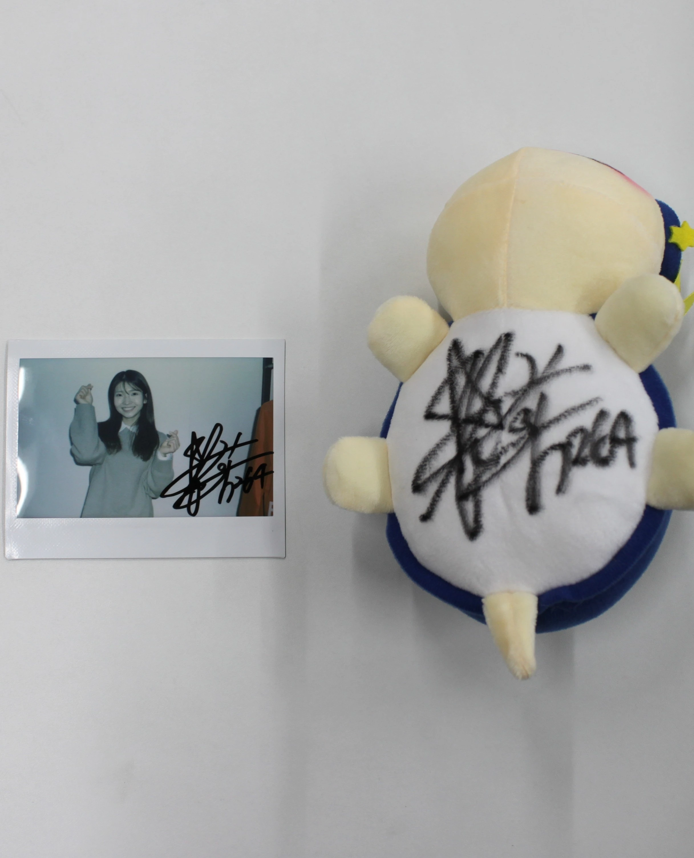 5264 登みひ果選手　サイン入りかめ☆まるぬいぐるみ&ランダムチェキ （2枚目）